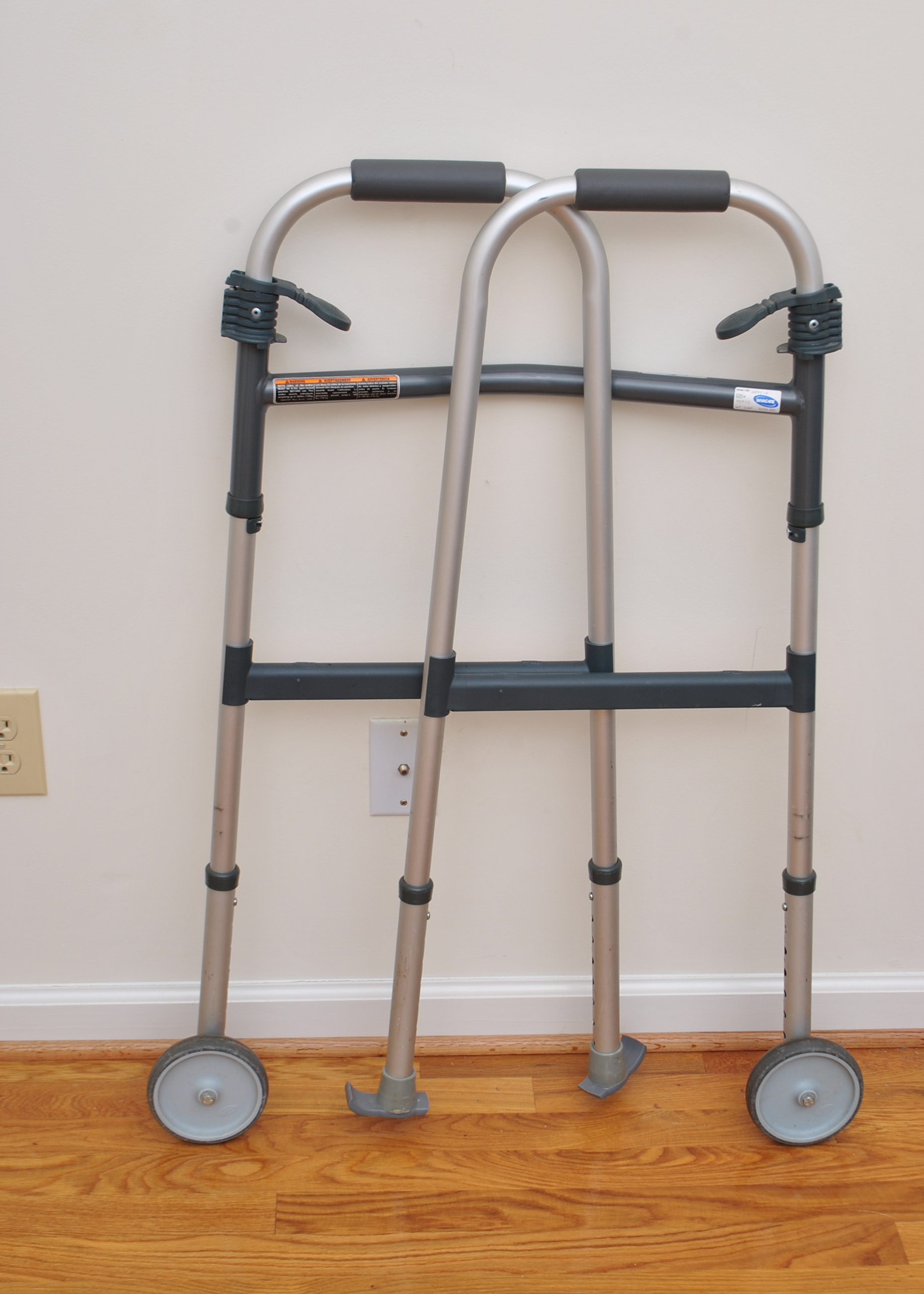 Invacare Folding Walker With Wheels