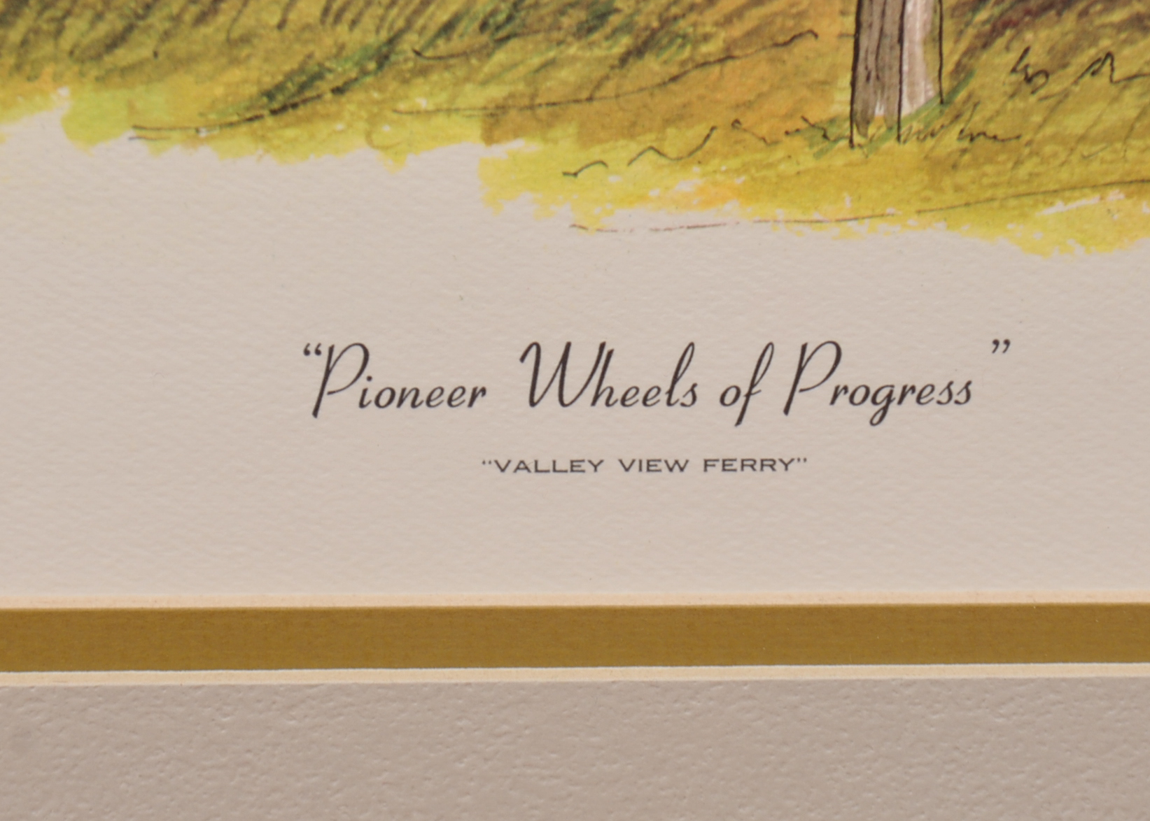 Signed Howard Fain "Pioneers of Progress" Prints