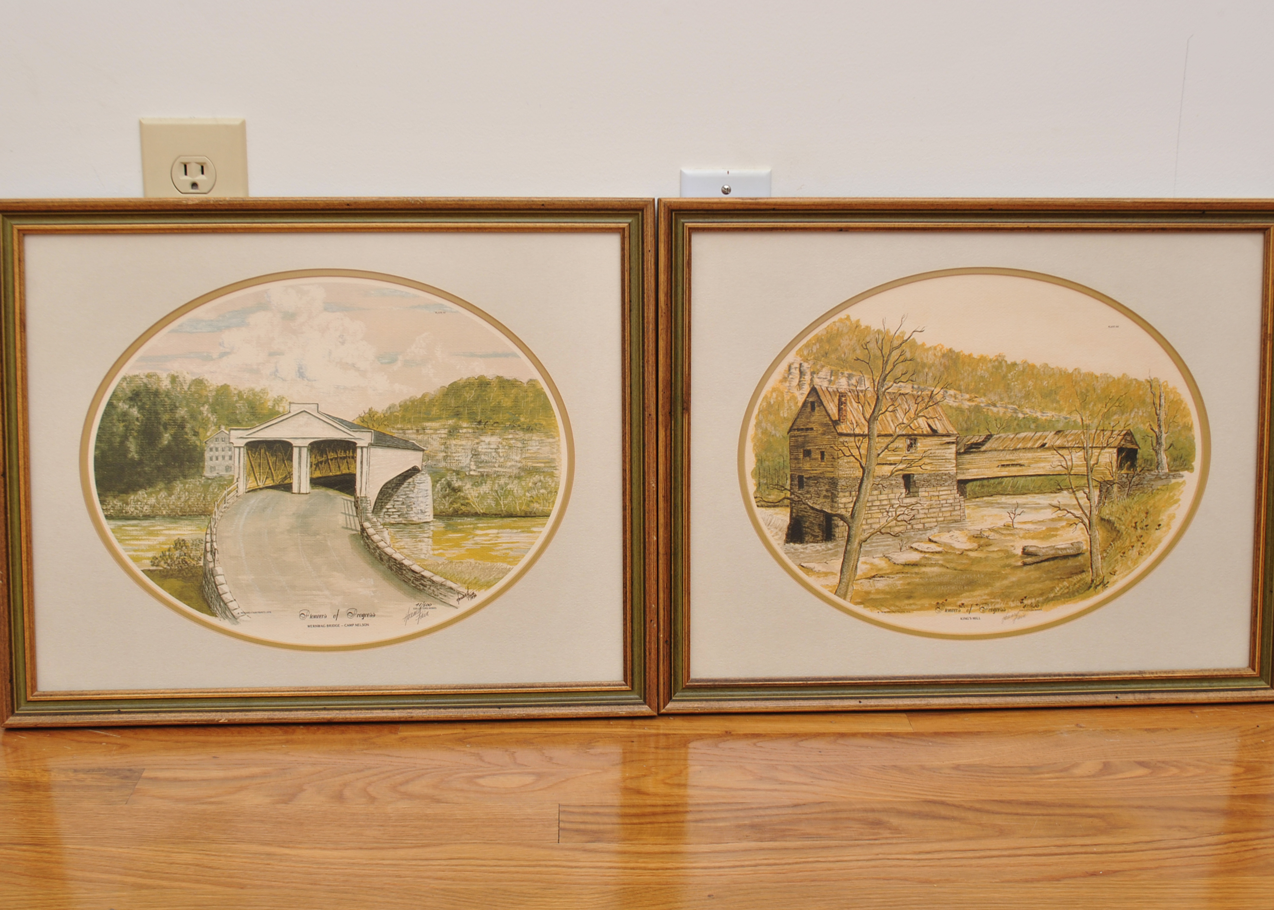 Signed Howard Fain "Pioneers of Progress" Prints