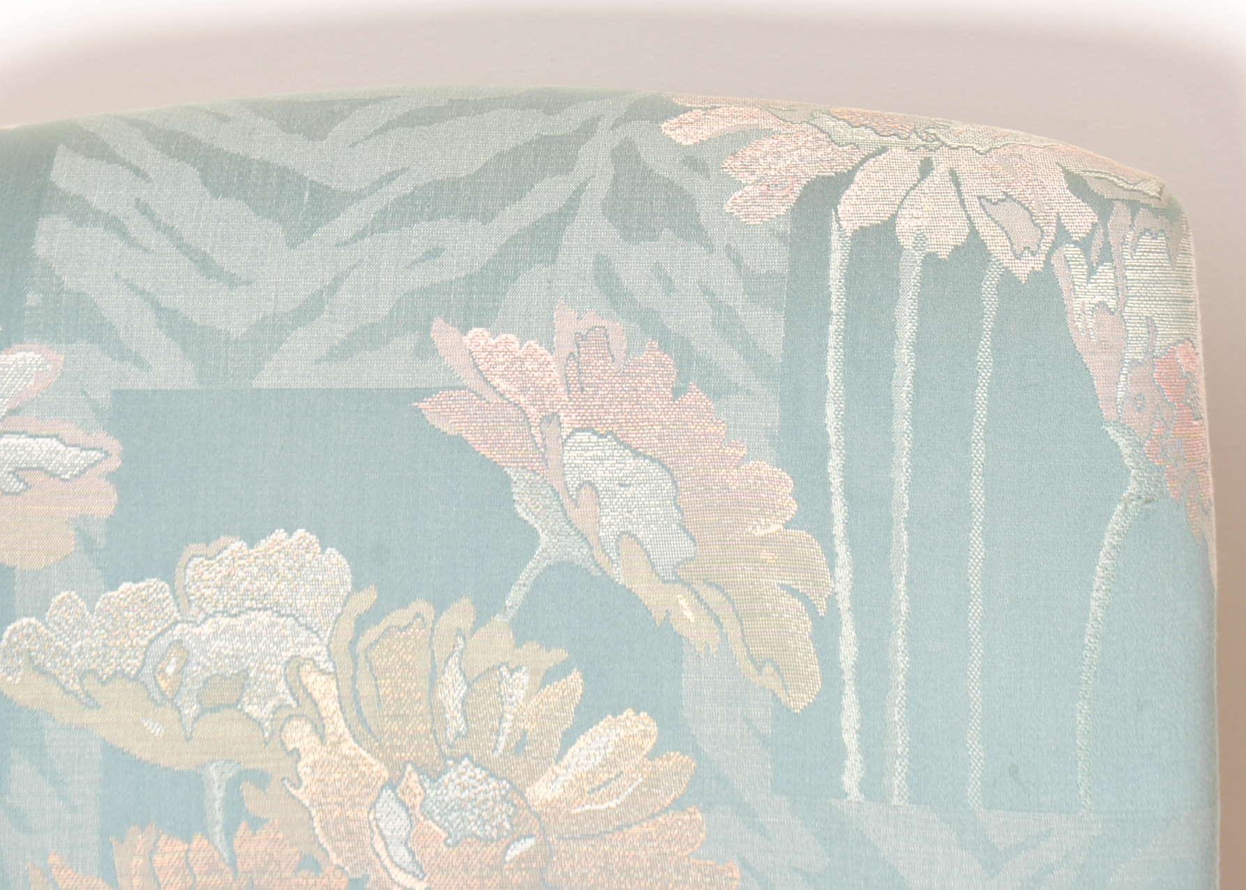 Upholstered Cabriole Arm Chair