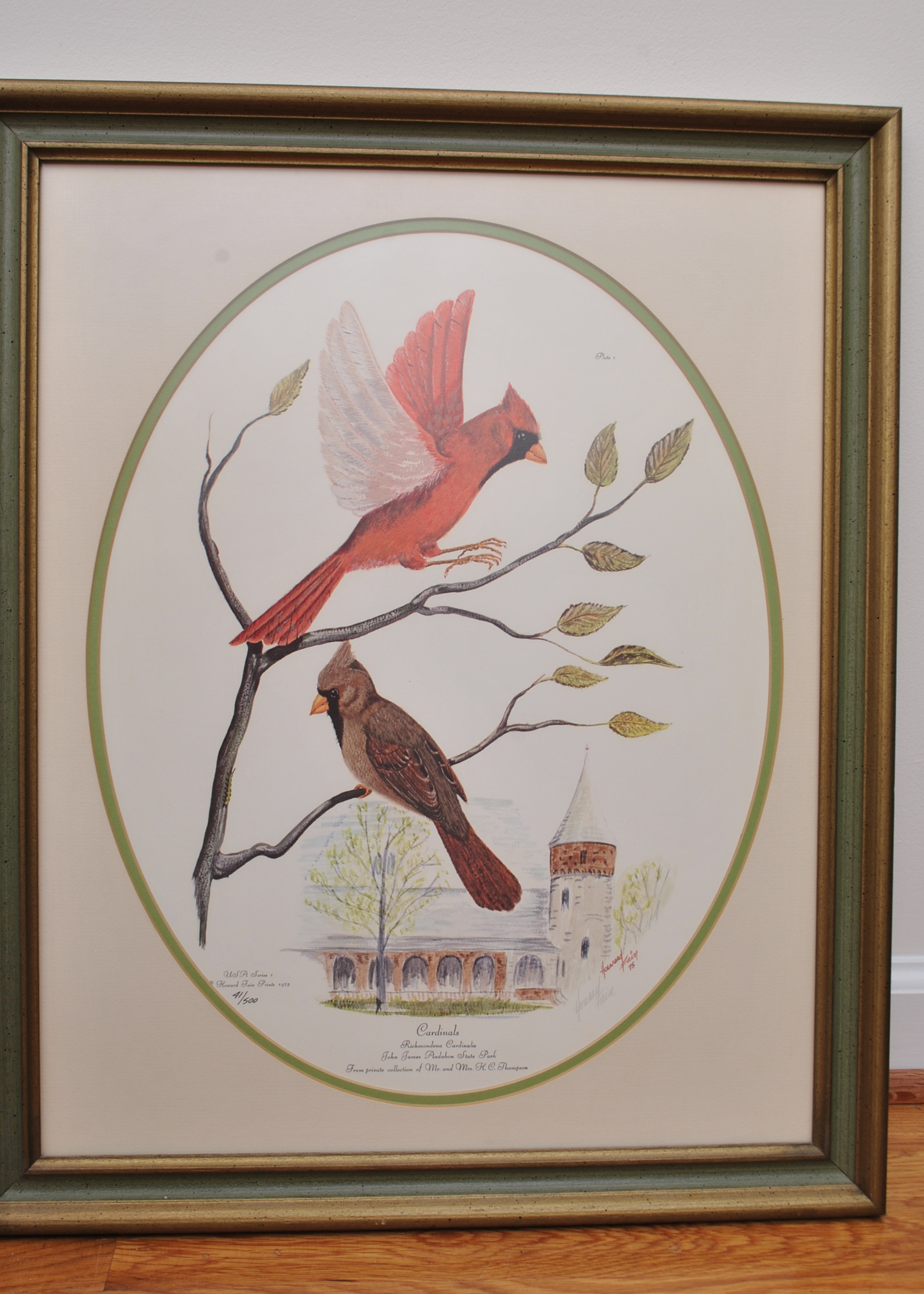 Signed Howard Fain Fish and Bird Prints
