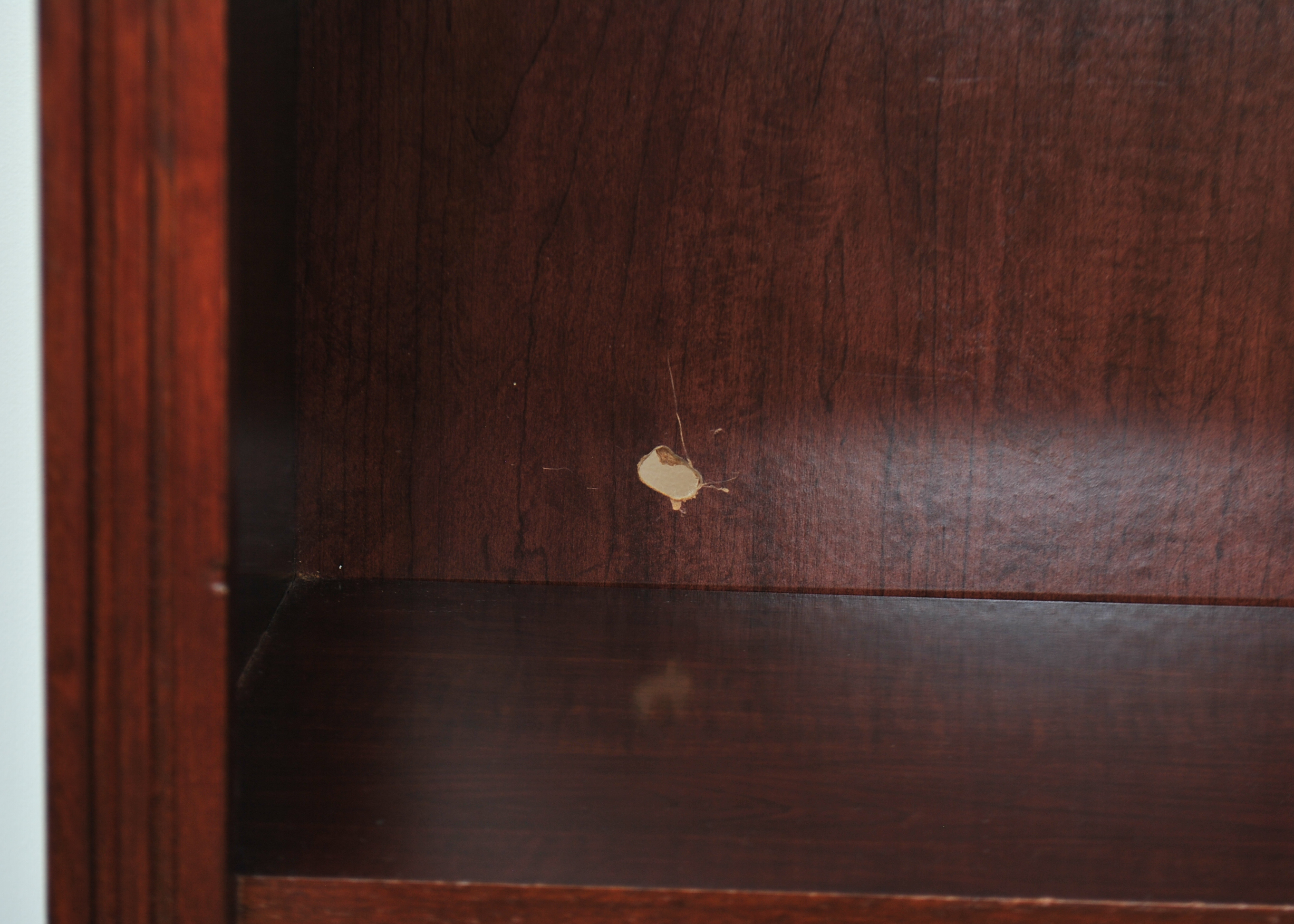 Three Shelf Laminate Bookshelf