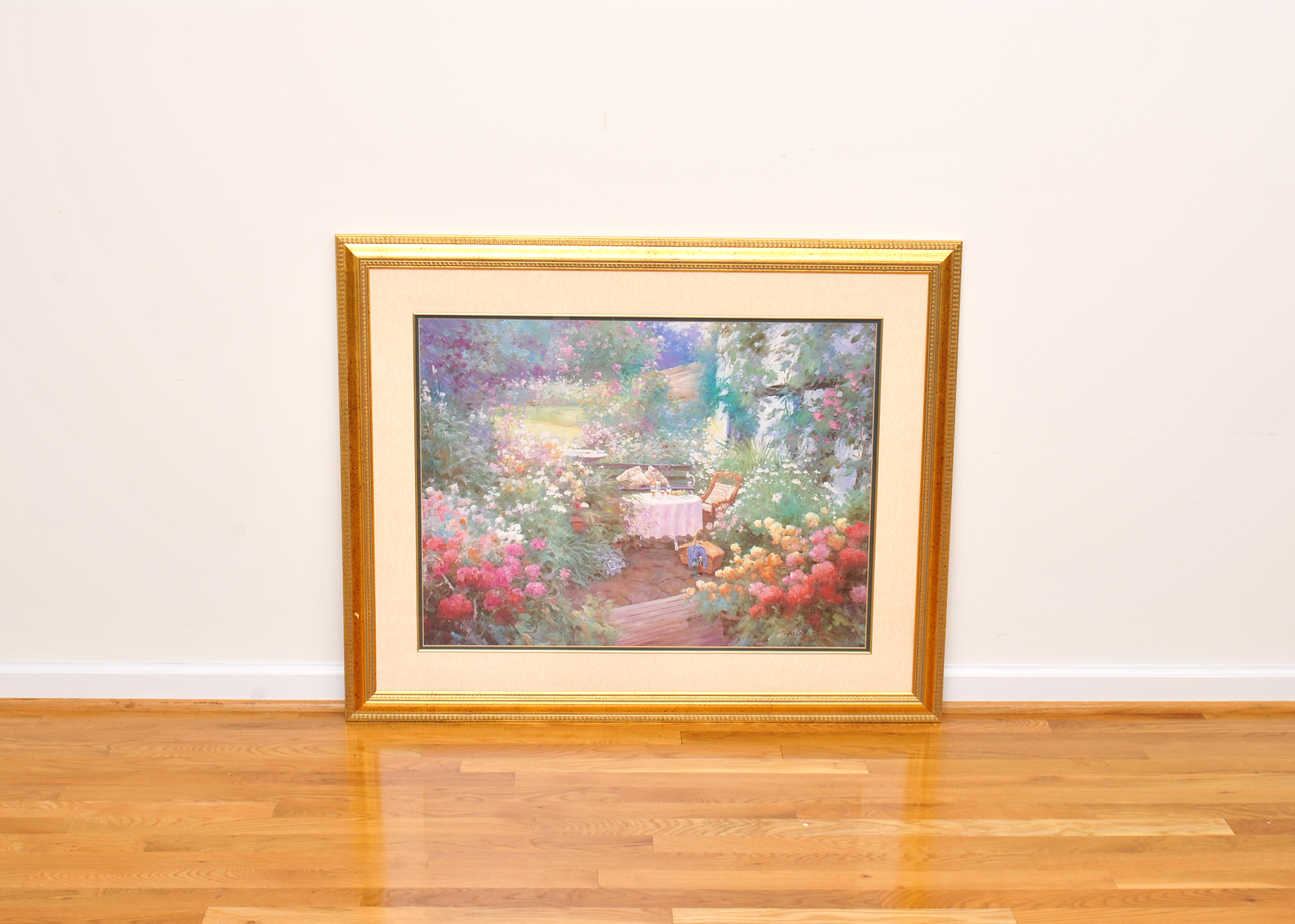 Al Fresco Afternoon Offset Lithograph by Charles Zhan