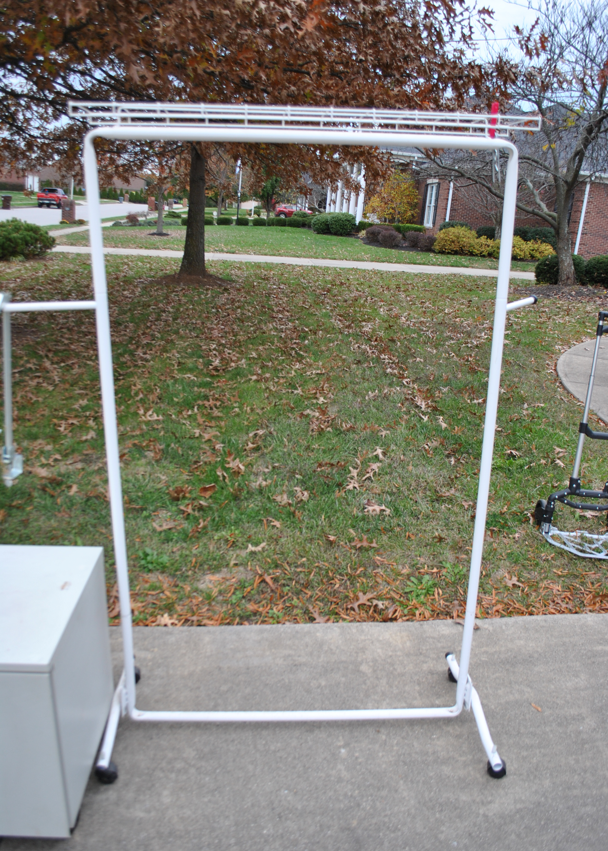 Assortment of Metal Stands, Cabinets and a Desk