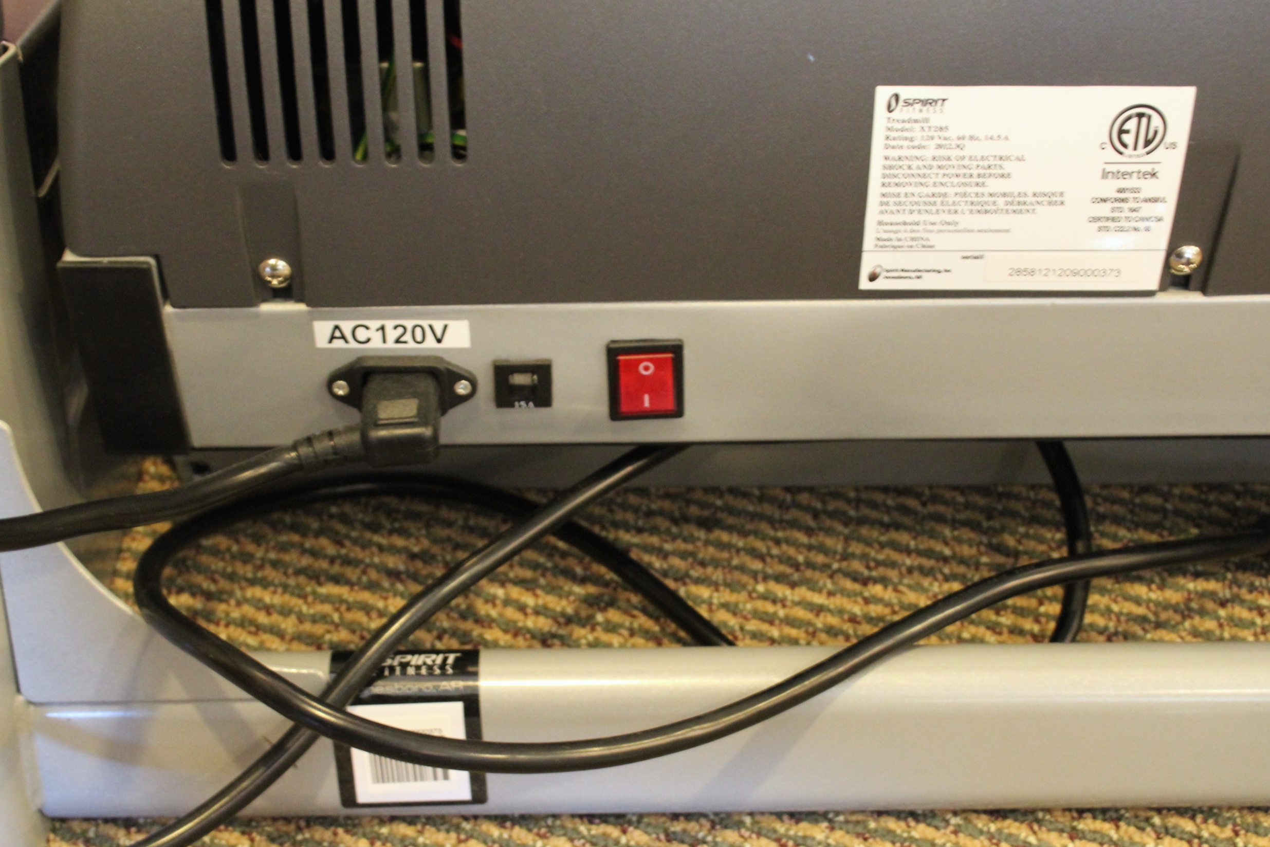 Spirit Fitness XT285 Treadmill