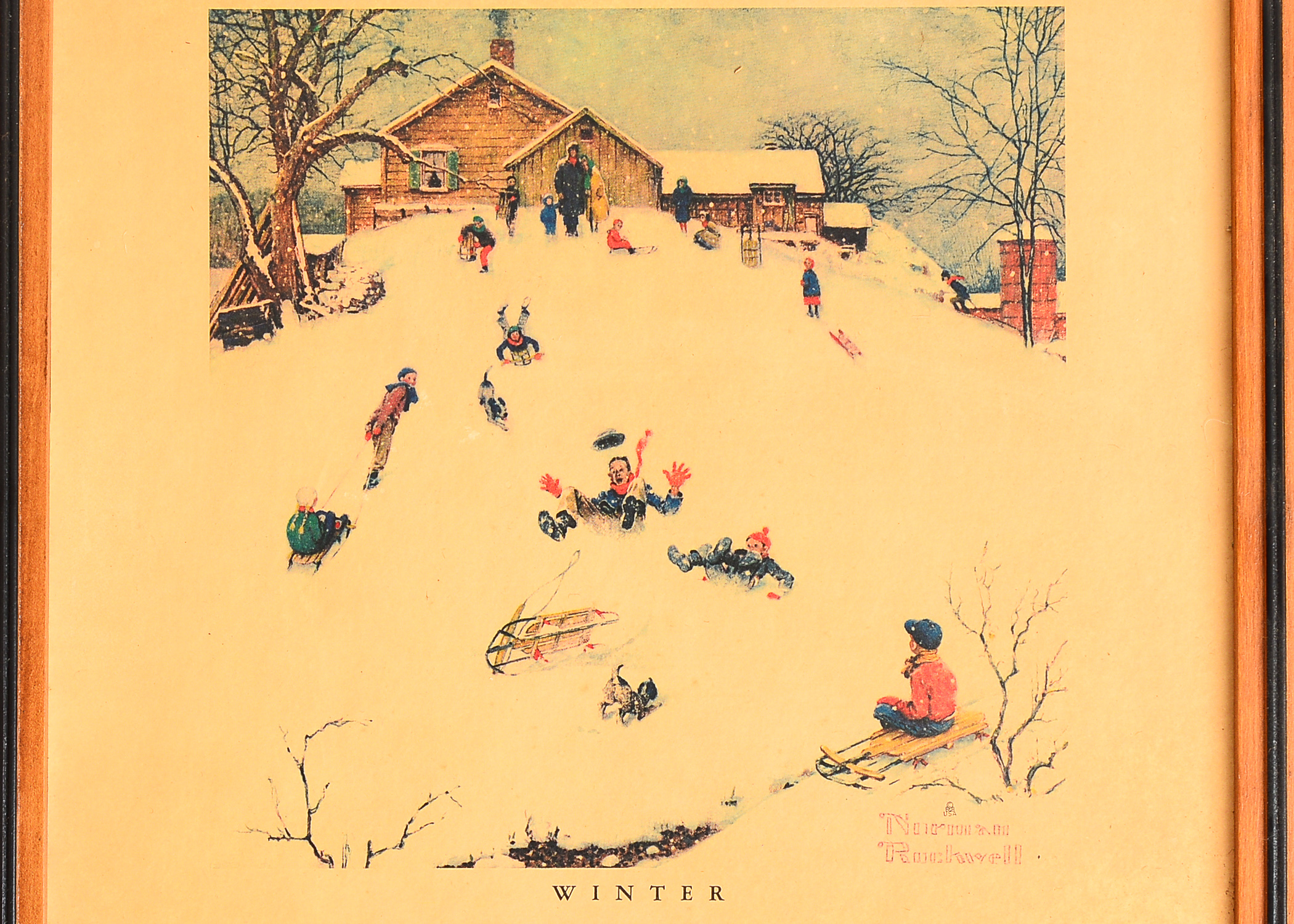 Norman Rockwell Four Seasons Prints