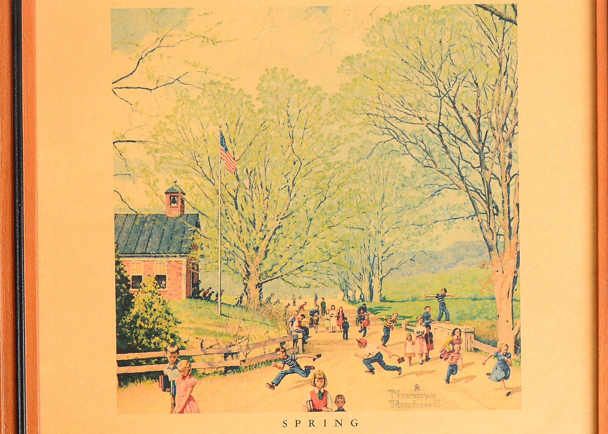 Norman Rockwell Four Seasons Prints