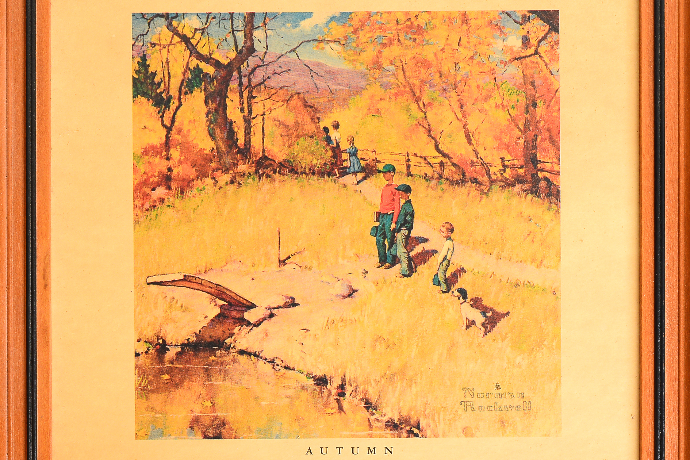 Norman Rockwell Four Seasons Prints