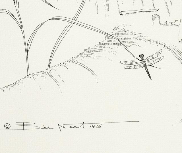 Original Bill Neat Ink Drawing
