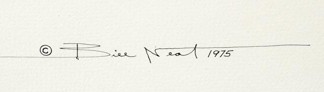 Original Bill Neat Ink Drawing