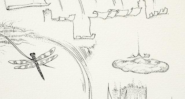 Original Bill Neat Ink Drawing