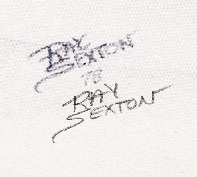 Limited Edition Offset Lithograph of Ray Sexton's "Wood Ducks"