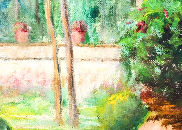 Original Dora G. McCollister Oil Painting "Ringling Art Museum"