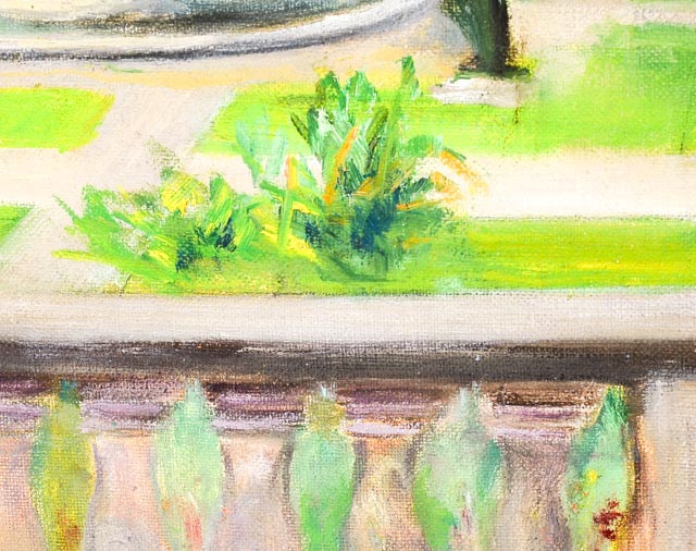 Original Dora G. McCollister Oil Painting "Ringling Art Museum"