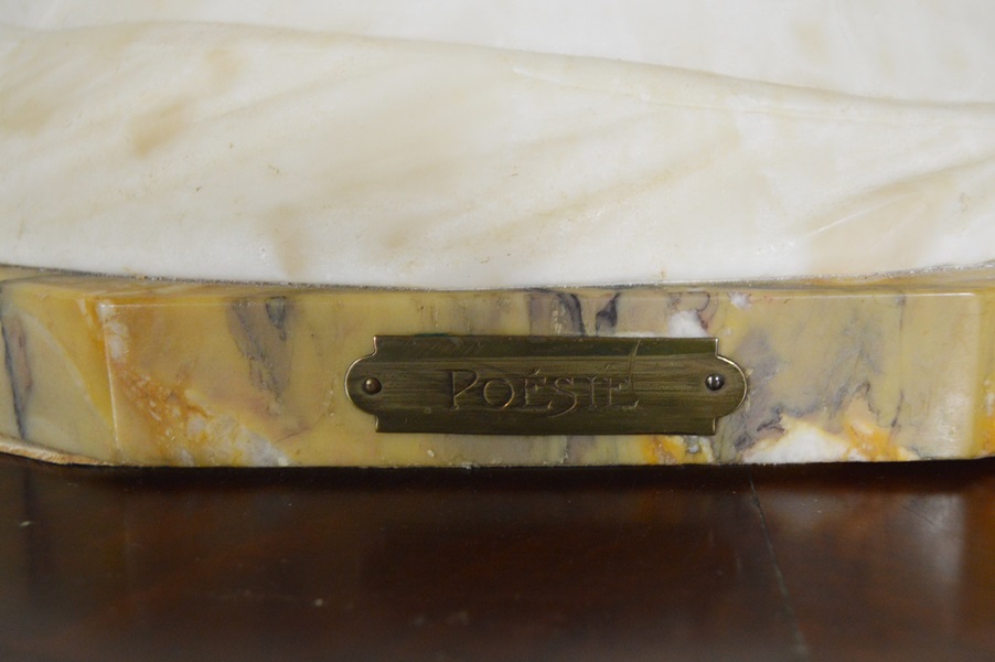 Antonio Garella Alabaster Bust- Poesie