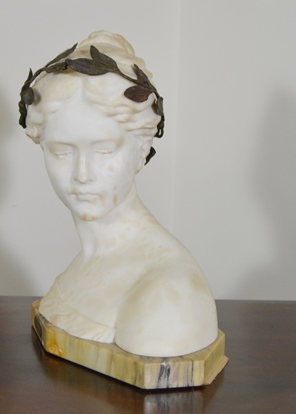 Antonio Garella Alabaster Bust- Poesie