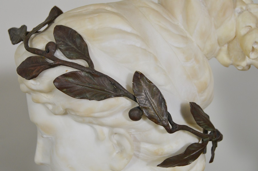 Antonio Garella Alabaster Bust- Poesie