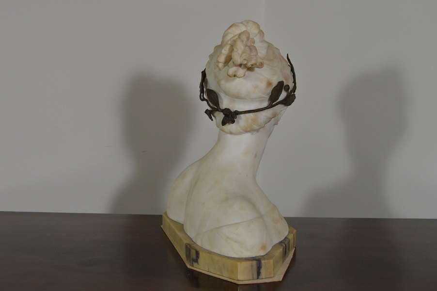Antonio Garella Alabaster Bust- Poesie