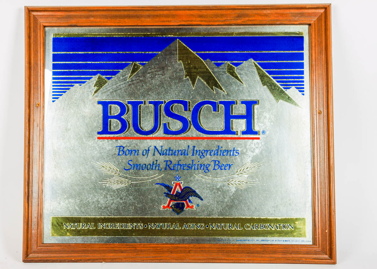 Beer Themed Bar Mirror Collection