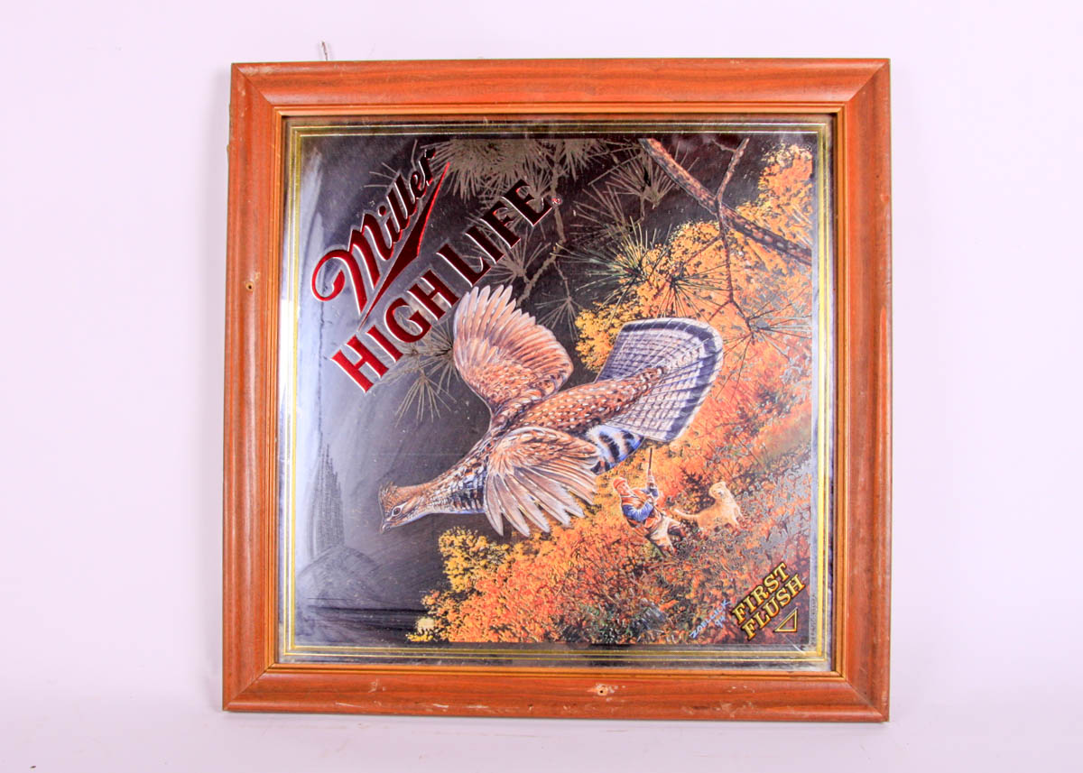 Beer Themed Bar Mirror Collection