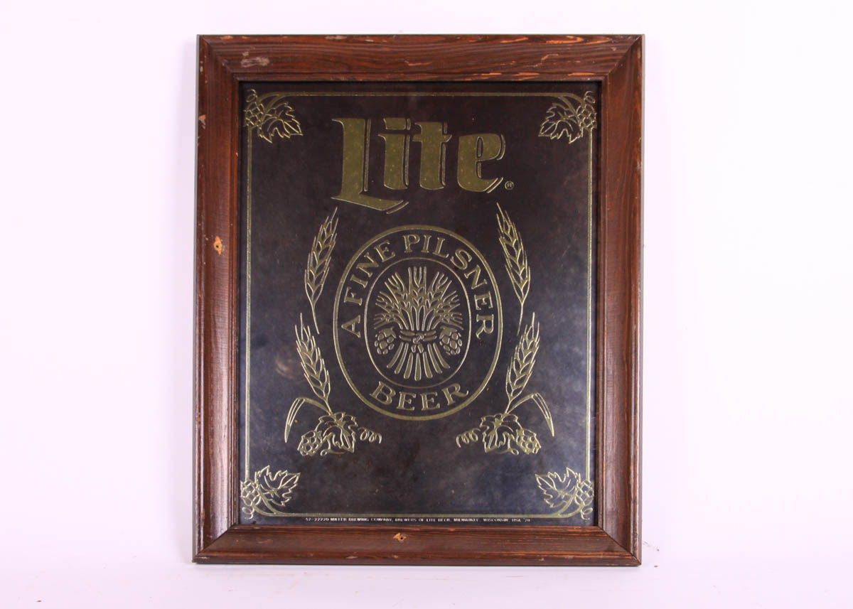 Beer Themed Bar Mirror Collection