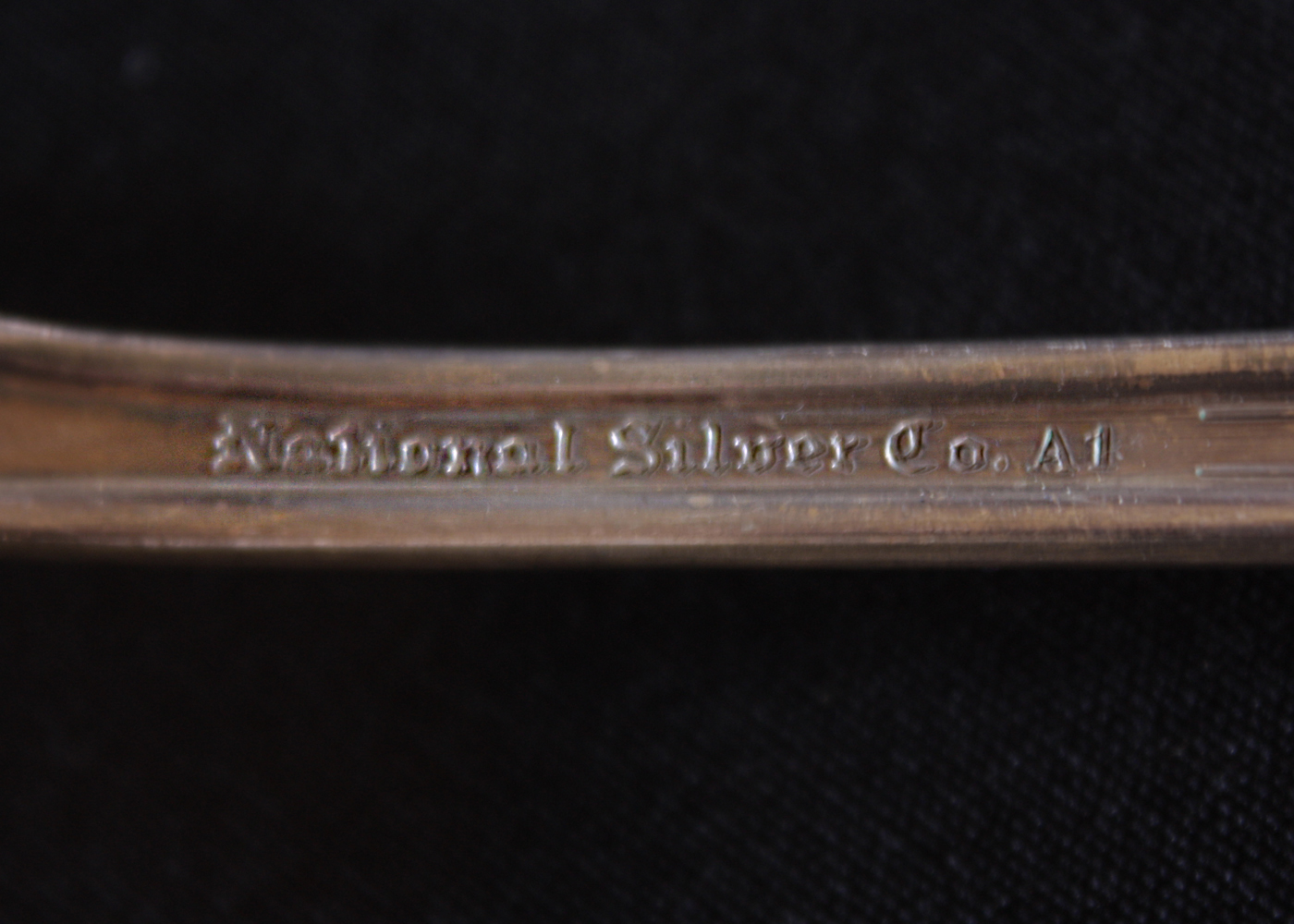 Vintage National Silver Co. Silverplate "Rose and Leaf" Flatware