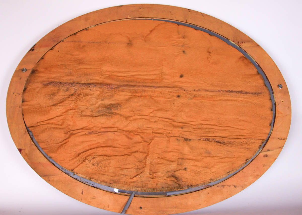 Samuel Adams Oval Framed Mirror