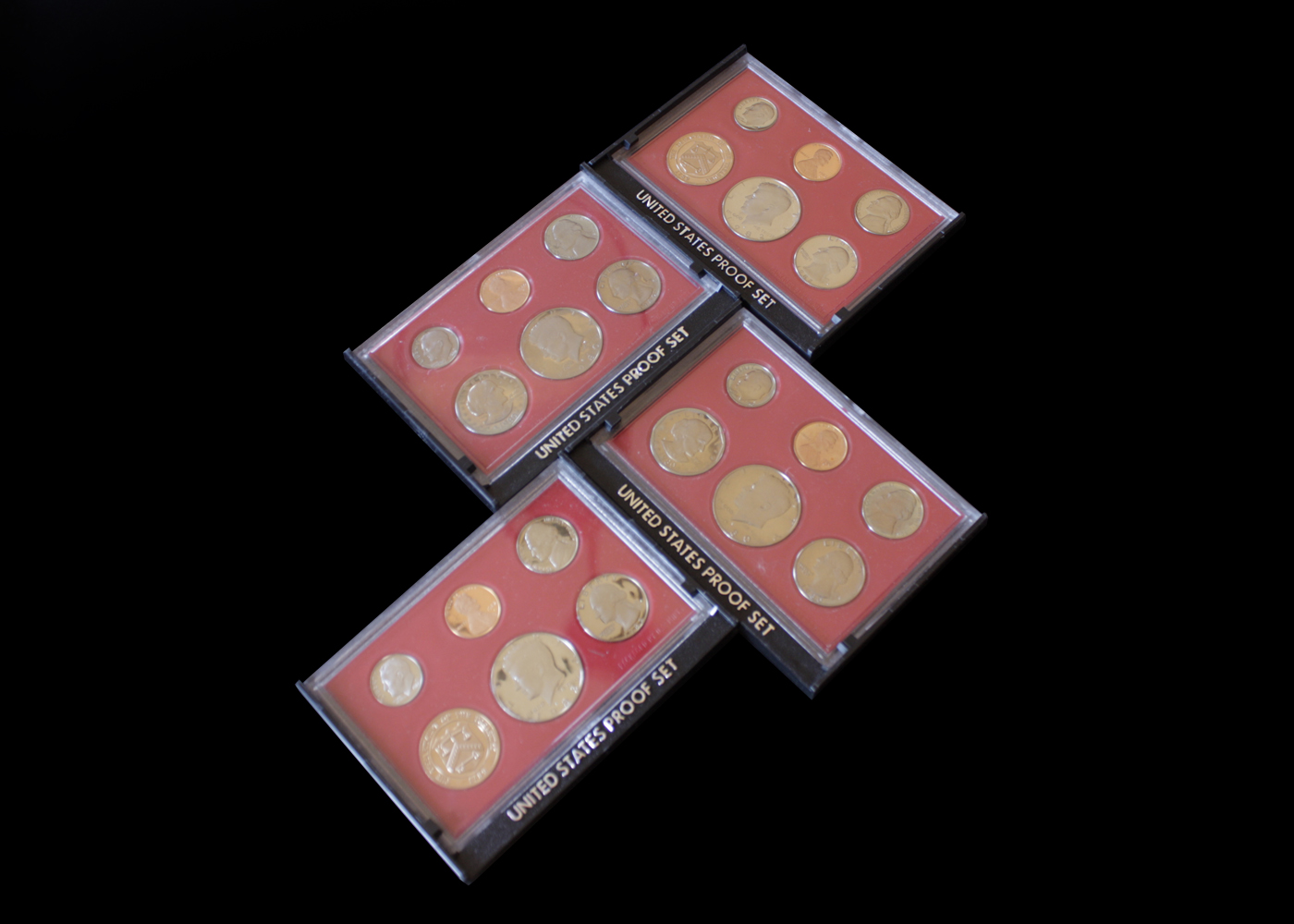 Collection of Four United States Mint Proof Sets