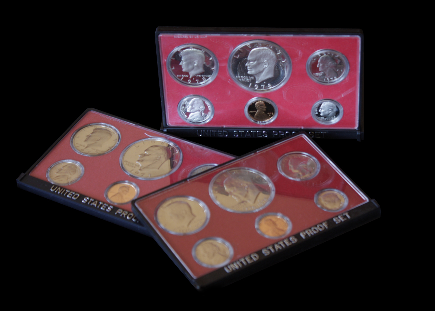 Collection of Three United States Mint Proof Sets