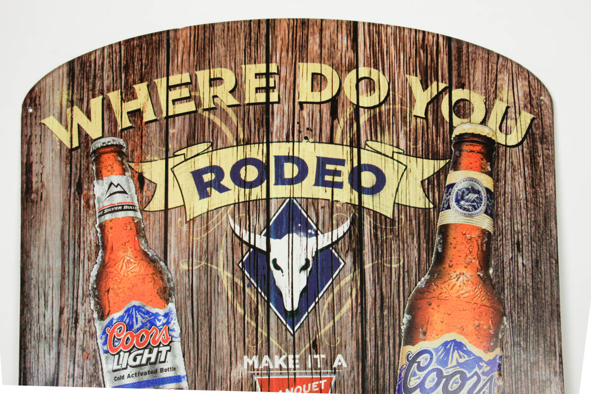 Trio of Coors Lite Signs, Including Super Bowl XLI Sign
