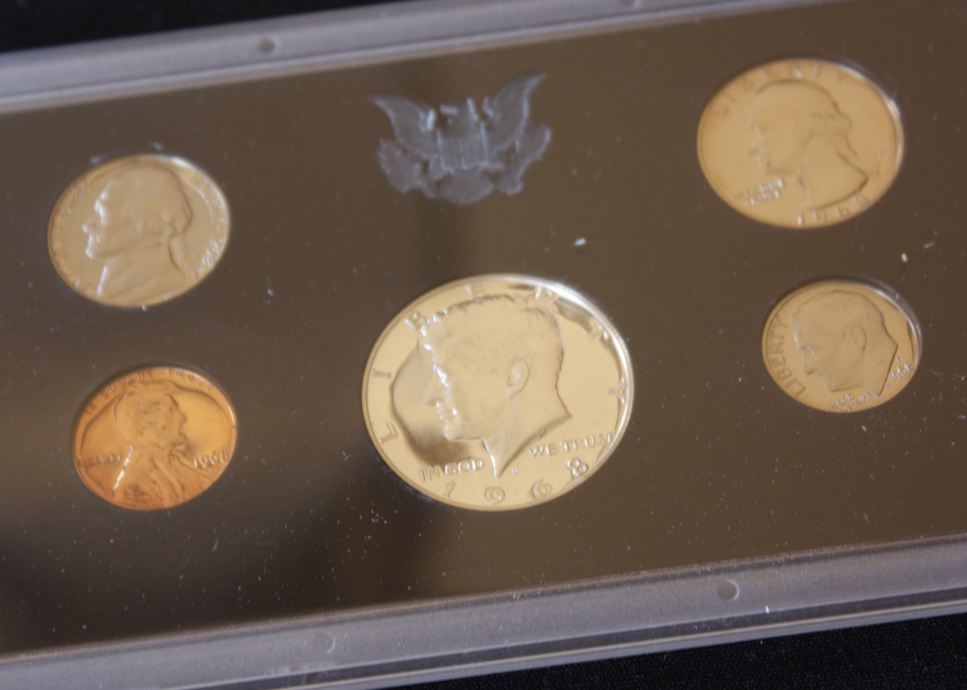 Collection of Five United States 1968 Mint Proof Sets