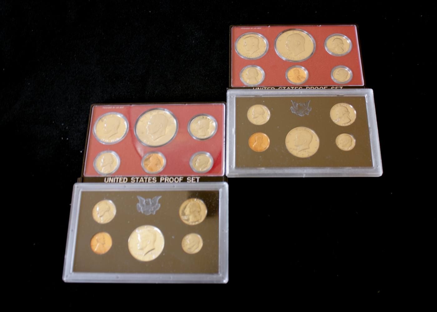 Collection of Five United States Mint Proof Sets