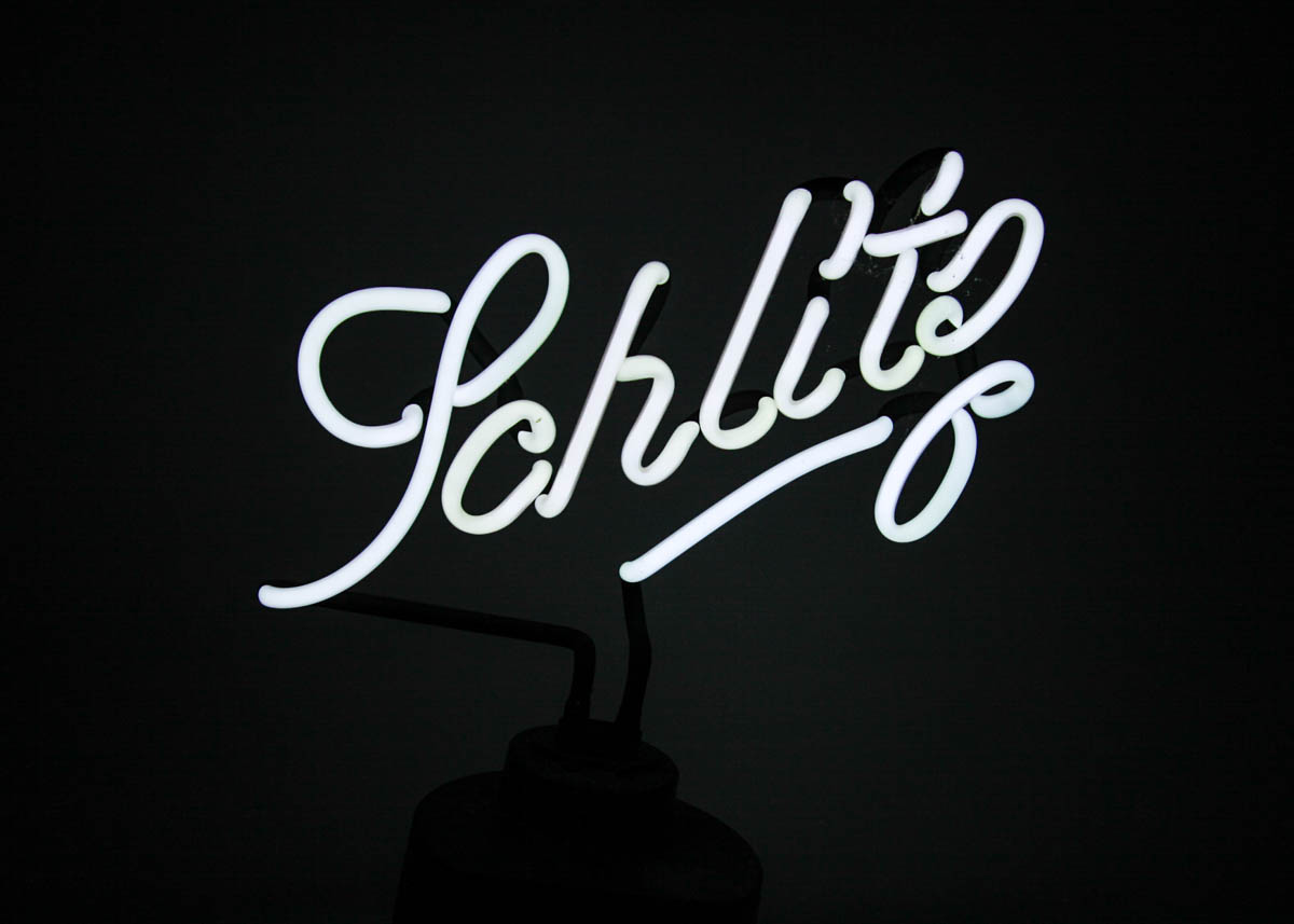 Schlitz Neon Sign