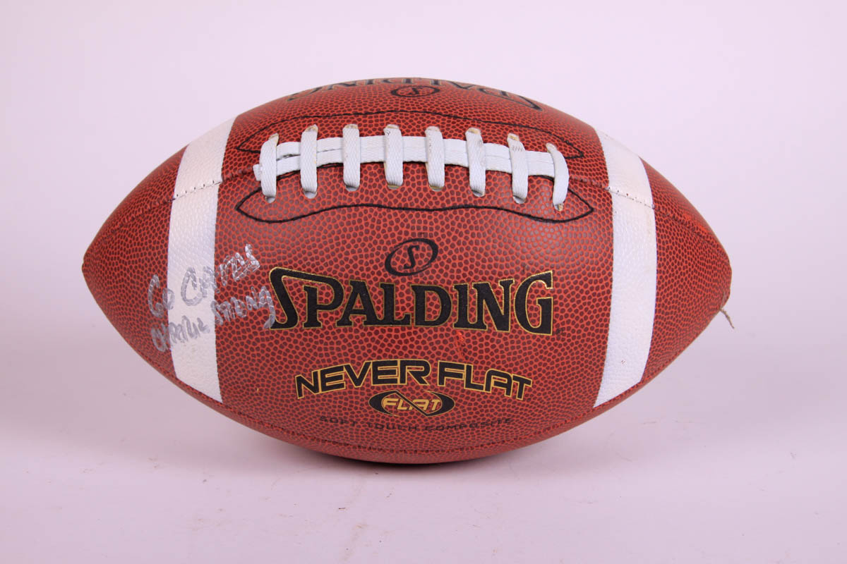 College All American and NFL Hall of Famers Signed Football