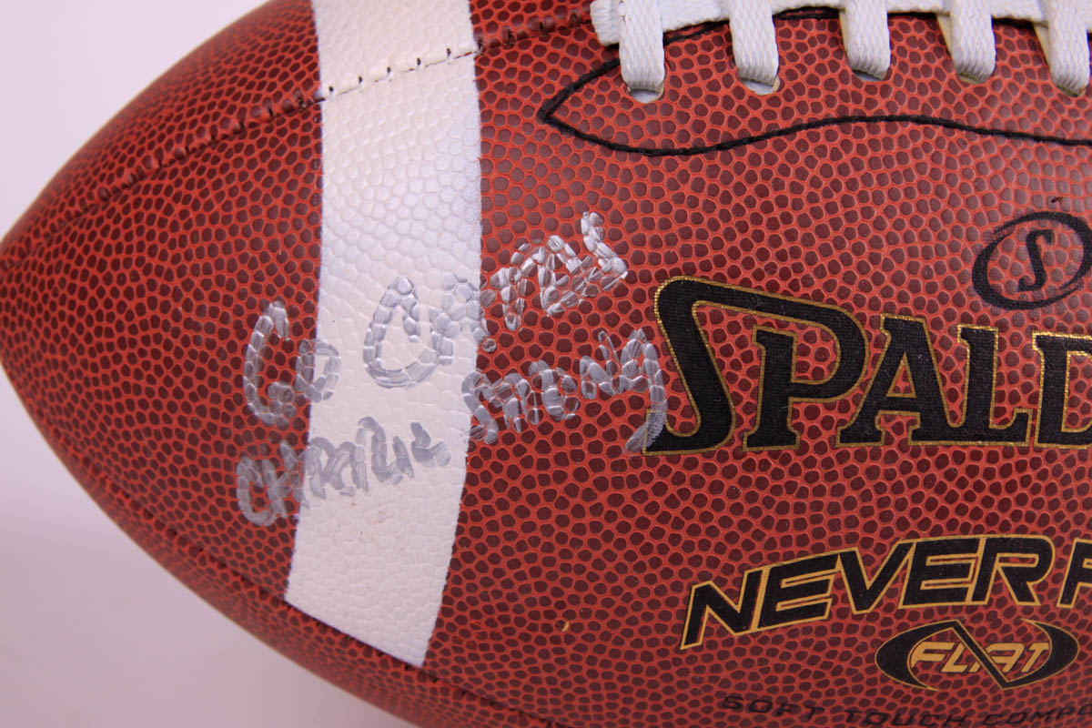 College All American and NFL Hall of Famers Signed Football