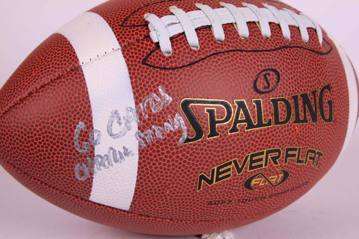 College All American and NFL Hall of Famers Signed Football