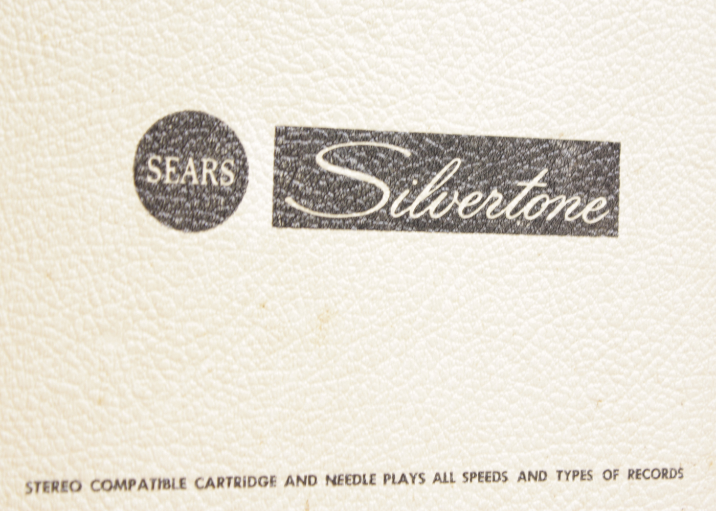 Circa 1960s Sears Silvertone Phonograph Record Player