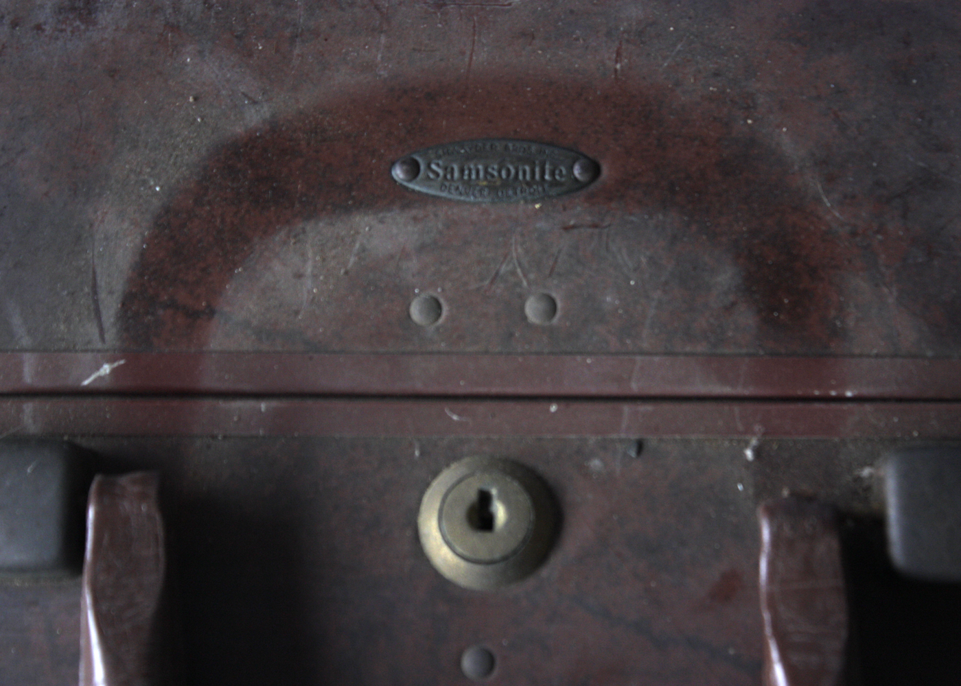 Pair of 1940s Samsonite Luggage Pieces