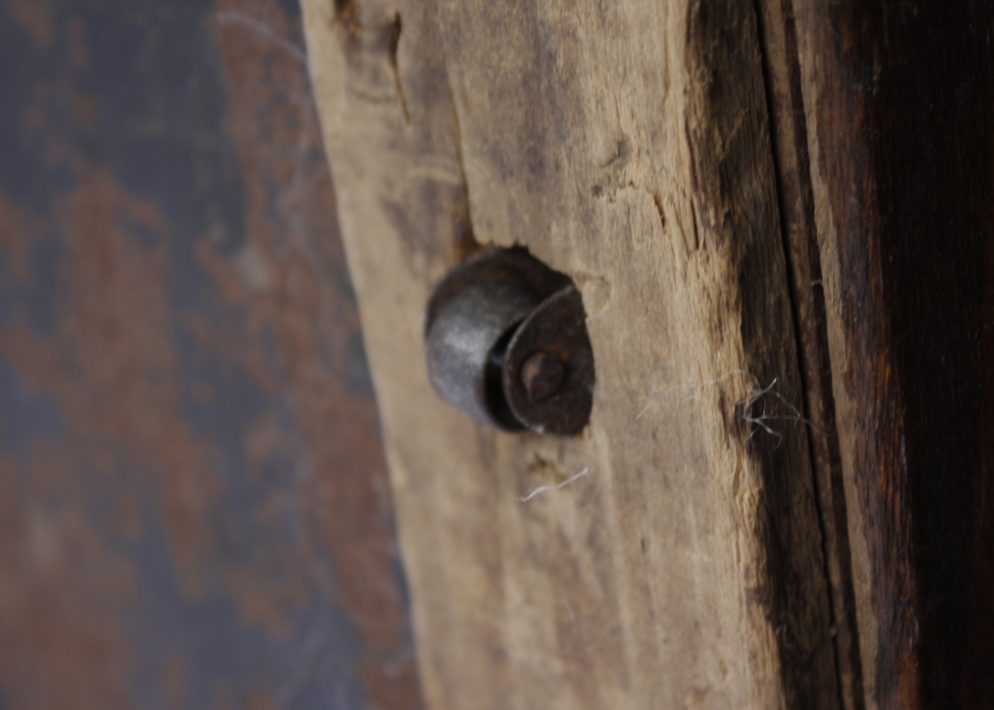 Wood and Metal Steamer Trunk