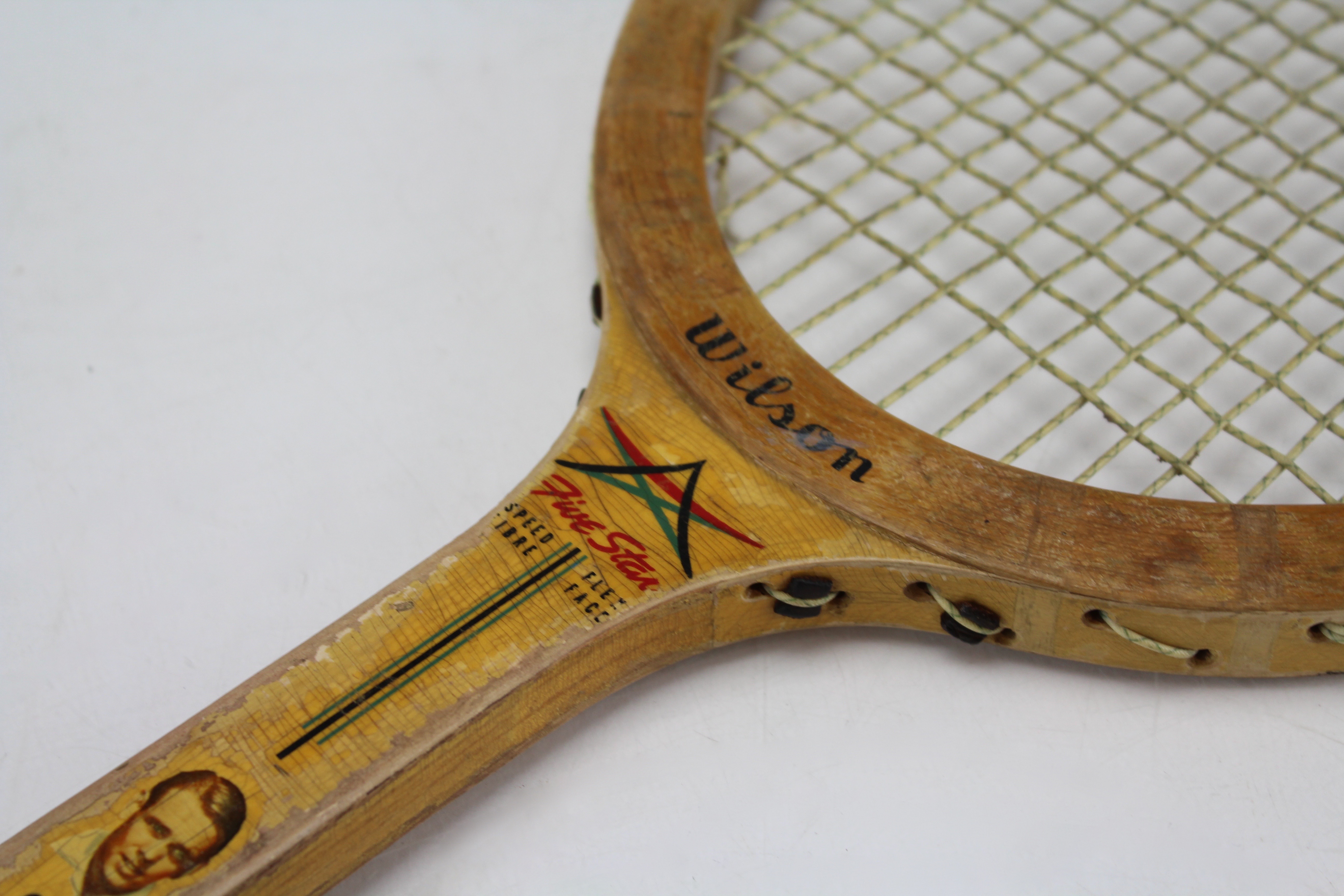 Vintage Jack Kramer and "Pancho" Gonzales Wooden Rackets