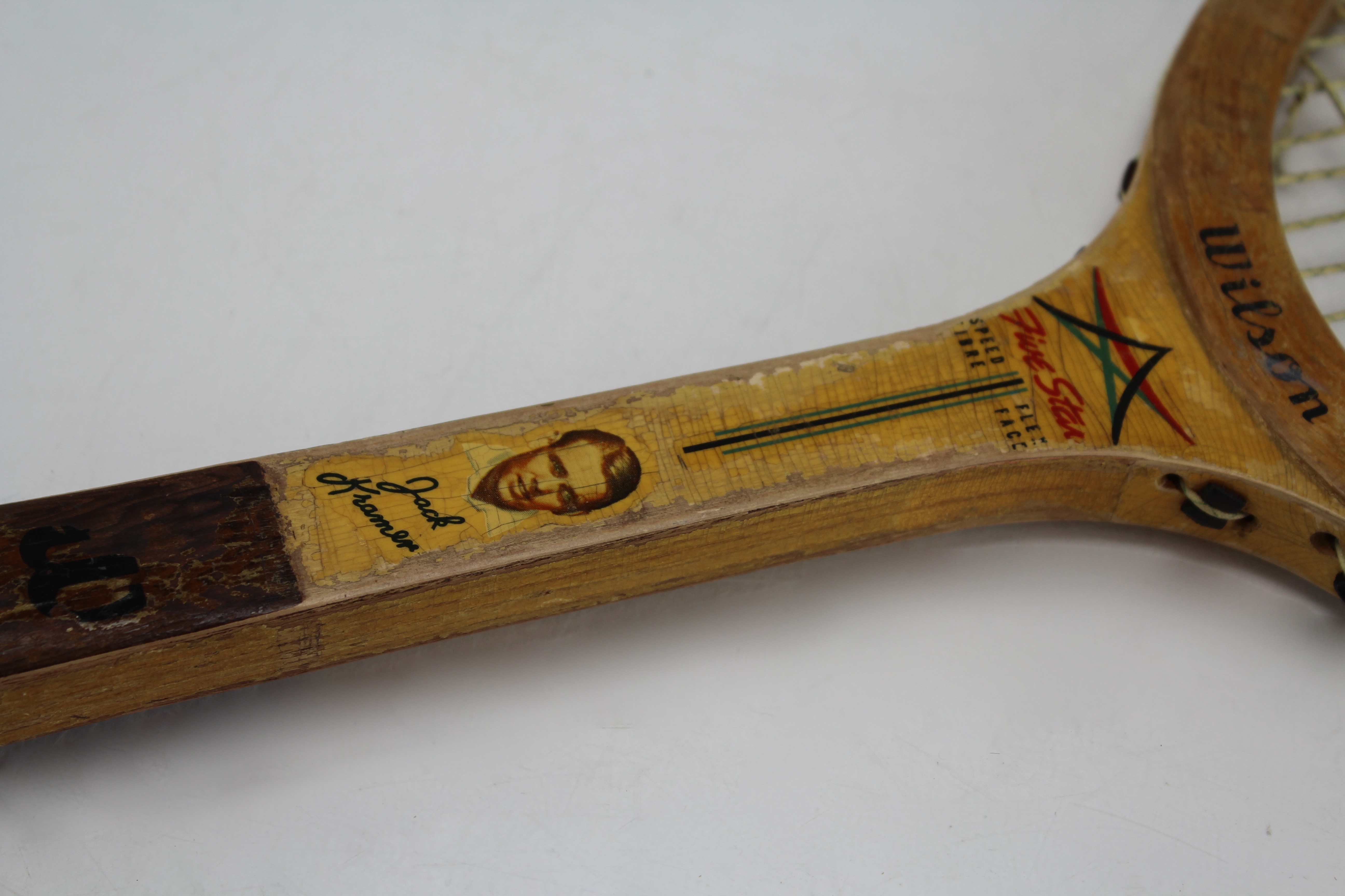 Vintage Jack Kramer and "Pancho" Gonzales Wooden Rackets