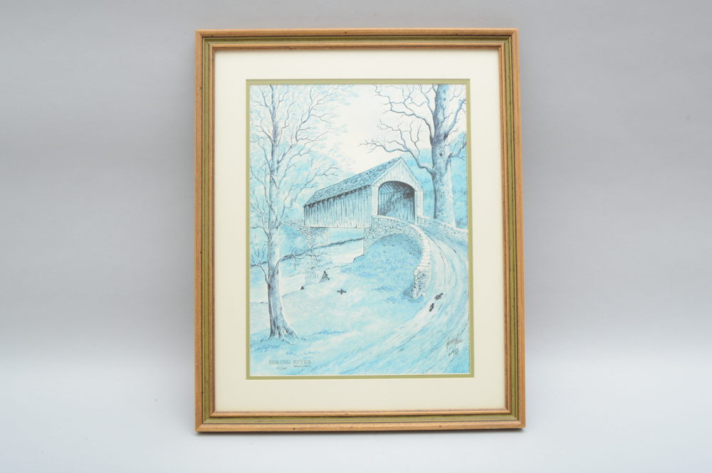 Signed Howard Fain Four Seasons Prints