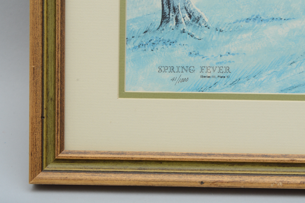 Signed Howard Fain Four Seasons Prints