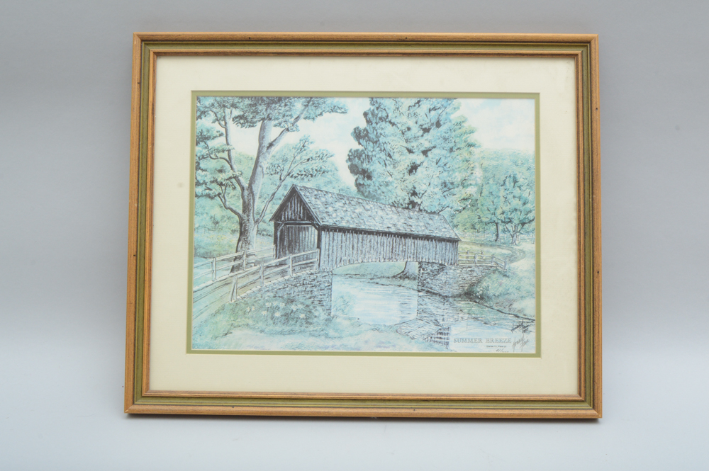 Signed Howard Fain Four Seasons Prints