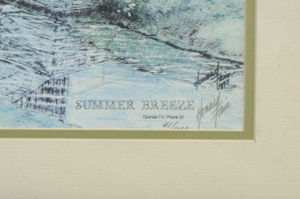 Signed Howard Fain Four Seasons Prints