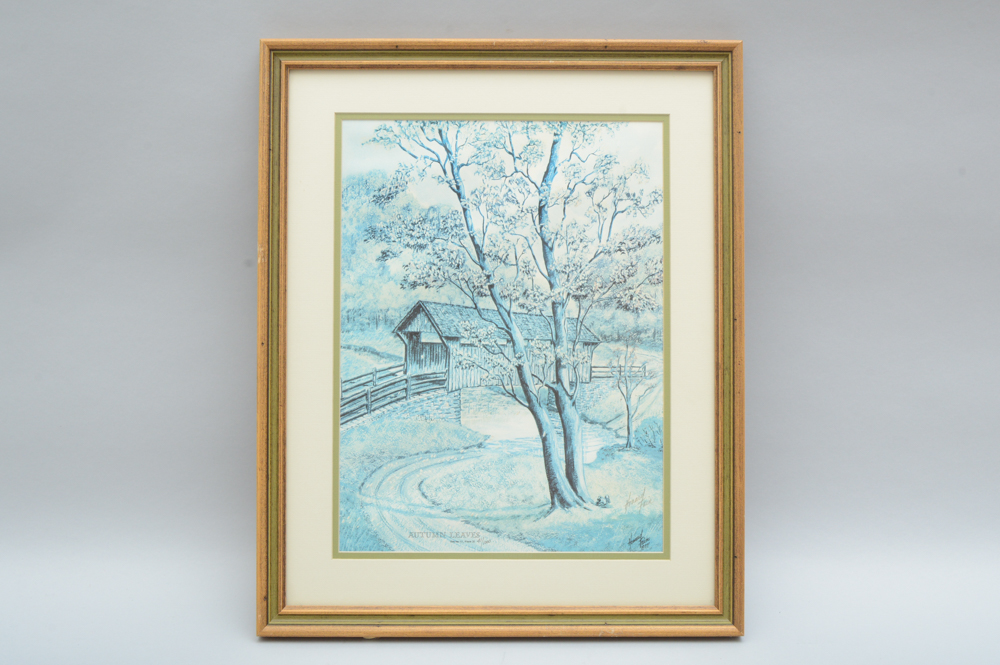 Signed Howard Fain Four Seasons Prints