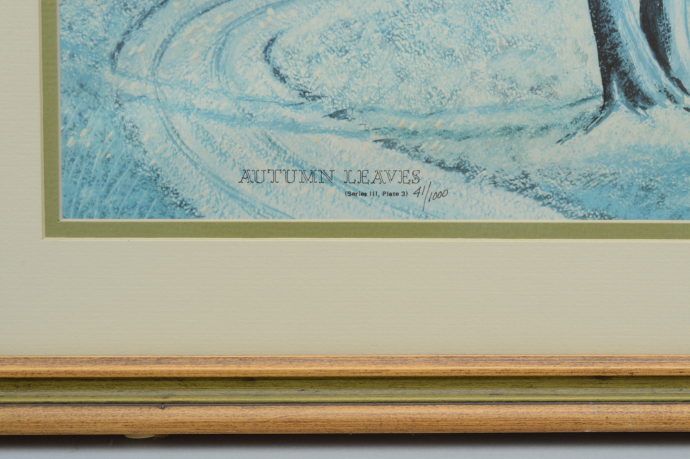 Signed Howard Fain Four Seasons Prints