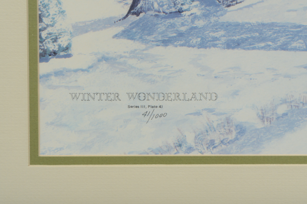 Signed Howard Fain Four Seasons Prints