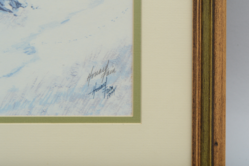 Signed Howard Fain Four Seasons Prints