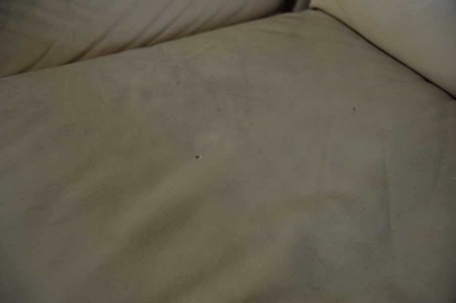 Vintage Mid-20th Century Leather Sectional Sofa